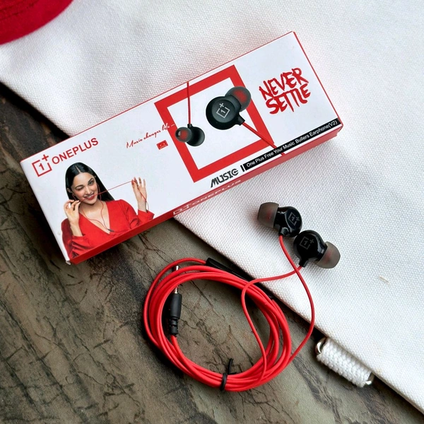 Buy 1 Get 1 Free, Bass Heaos Wired Earphones with Mic, Best Sound Quality