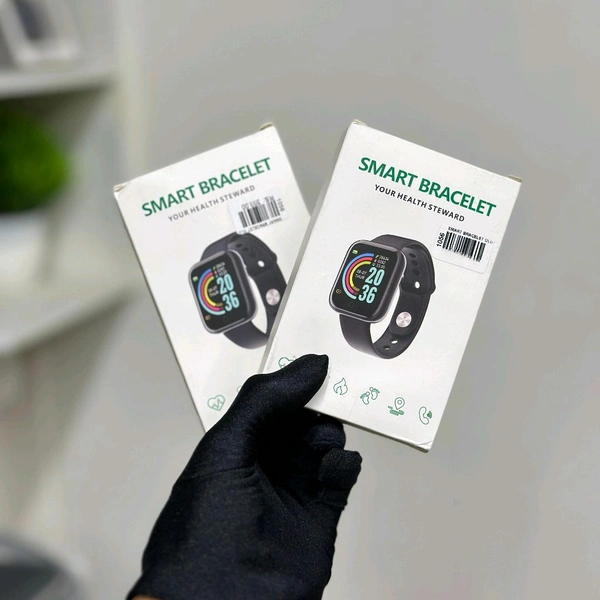 Buy 1 Get 1 Free Offer, Bluetooth Fitness Smart Watch for Men Women Smartwatch Smartwatch (Black Strap, Free Size)