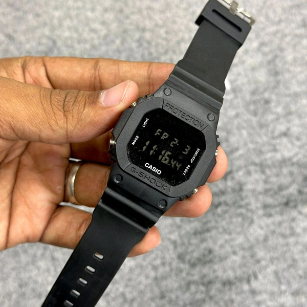 Buy 1 Get 1 Free Offer, Casi0 G-Sh0ck DW5600BB-1 Digital Watch With High Quality Strap Best finishing Body & Case
