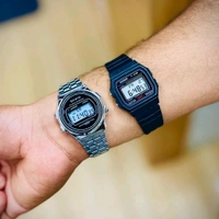 Buy 1 Get 1 Free Offer, Gasio Digital Unisex Metal Strap Watch