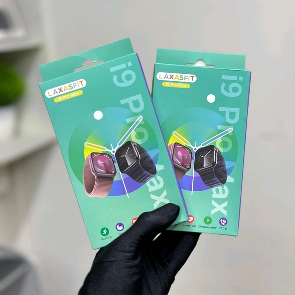 Buy 1 Get 1 Free Offer, Laxasfit i9 Pro Max Smartwatch, Alarm Clock, Bluetooth Call, Calendar, Calculator, Stopwatch, Sleep Monitoring And Find Mobile Phone Function