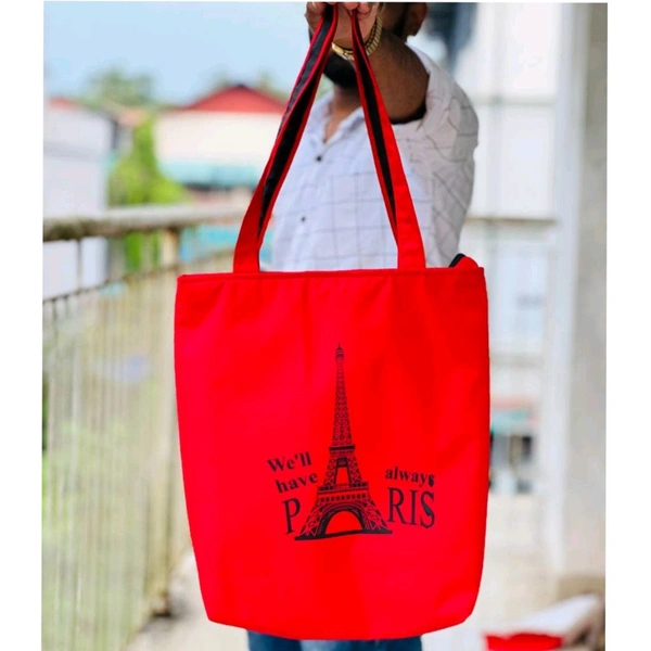 Buy 1 Get 1 Free Offer, Vintage High-capacity Canvas Slouchy Tote Bag | Ultra Sporty Messenger Sling Bag For Multipurpose Use - Red