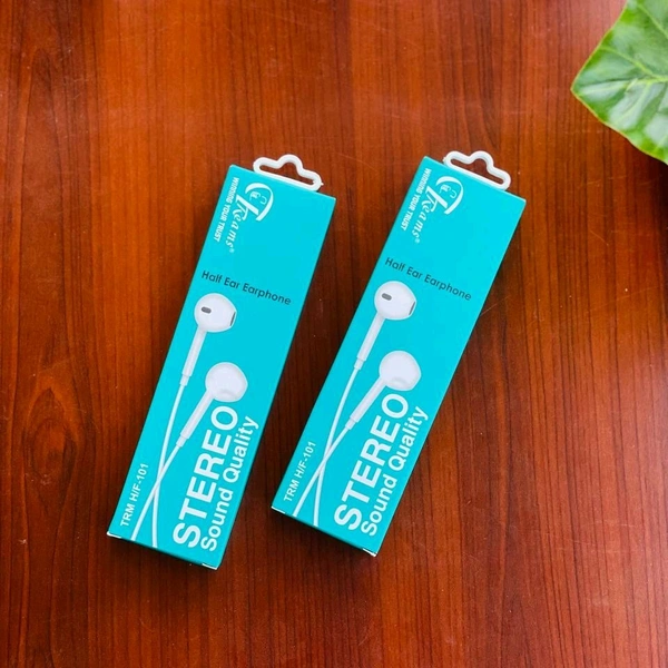 Buy 1 Get 1 Free, Treams TRM H/F-101 Wired Earphones with Mic, Best Sound Quality