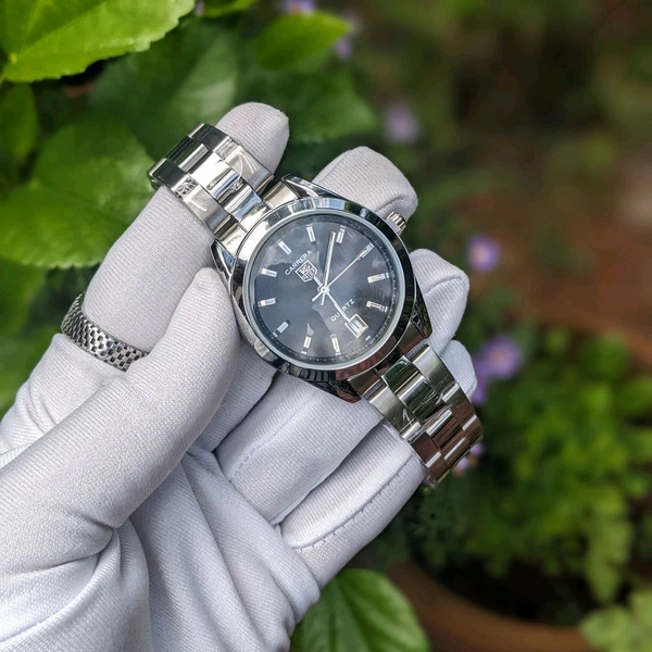 Carrara Analog Quartz Movement Premium Collection With High Quality Strap Best finishing Body & Case - Gray