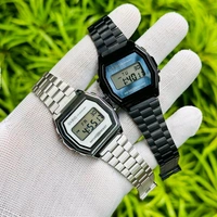 Casi0 A1000 Digital Unisex Premium Watch With High Quality Strap Best finishing Body & Case - Black