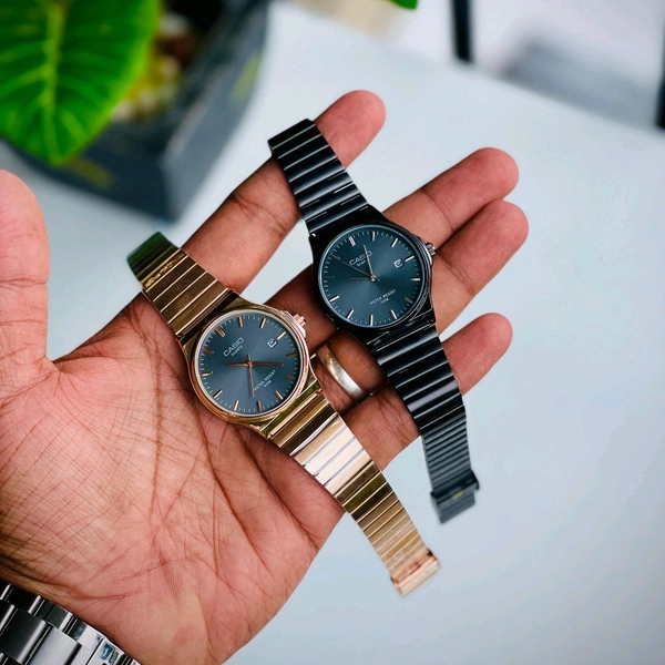Casi0 Analog MQ24D-7E Premium Collection With High Quality Strap Best Finishing Body & Case - Black