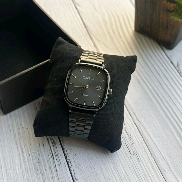 Casi0 Classic A138 Vintage Premium Collection With Free Premium Hard Box Packing - Full Black