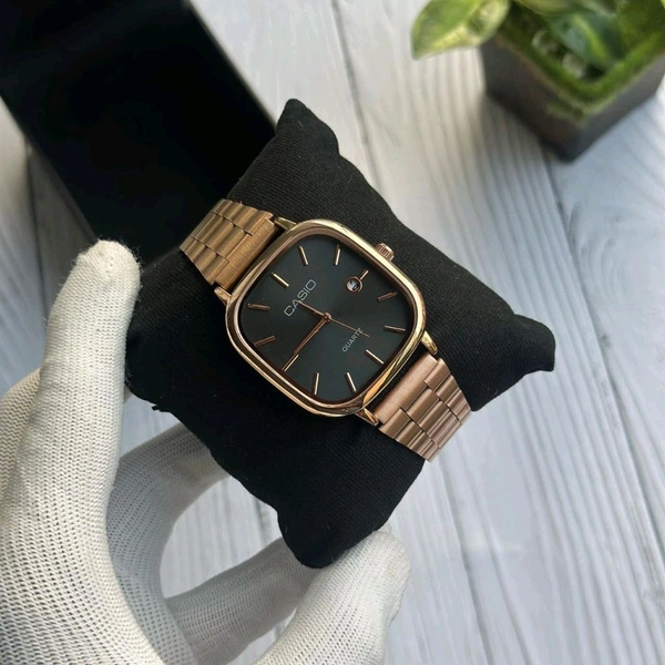 Casi0 Classic A138 Vintage Premium Collection With Free Premium Hard Box Packing - Rose Gold