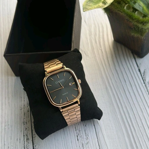 Casi0 Classic A138 Vintage Premium Collection With Free Premium Hard Box Packing - Rose Gold
