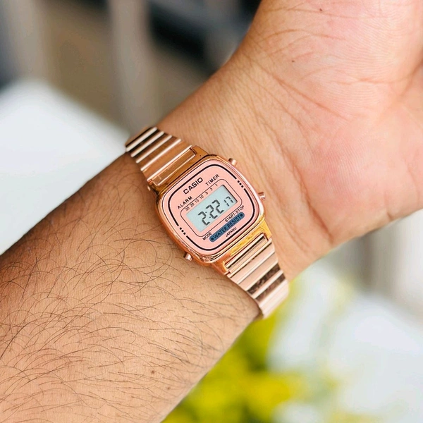 Casi0 Digital Dial Women's Watch-LA-11WR-5ADF With High Quality Strap Best finishing Body & Case