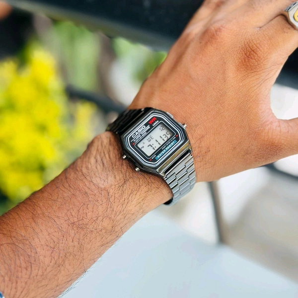 Casi0 Vintage Analog Digital Quartz Unisex Watch With High Quality Strap Best finishing Body & Case - Black