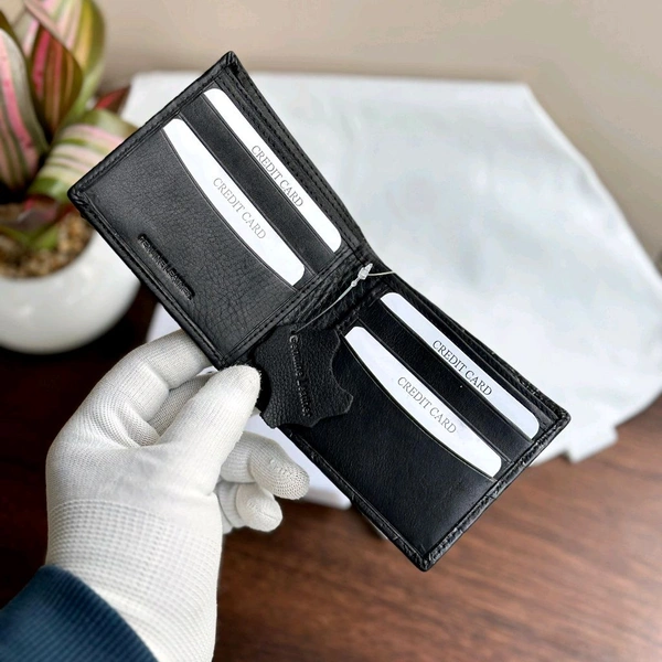 Classic Men's Genuine Leather Wallet, High Quality Wallet with Brand Box Packing, Perfect For Gifting