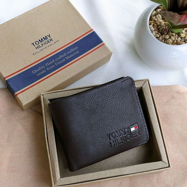 Classic Men's Leather Wallet, High Quality with Brand Box Packing, Perfect For Gifting