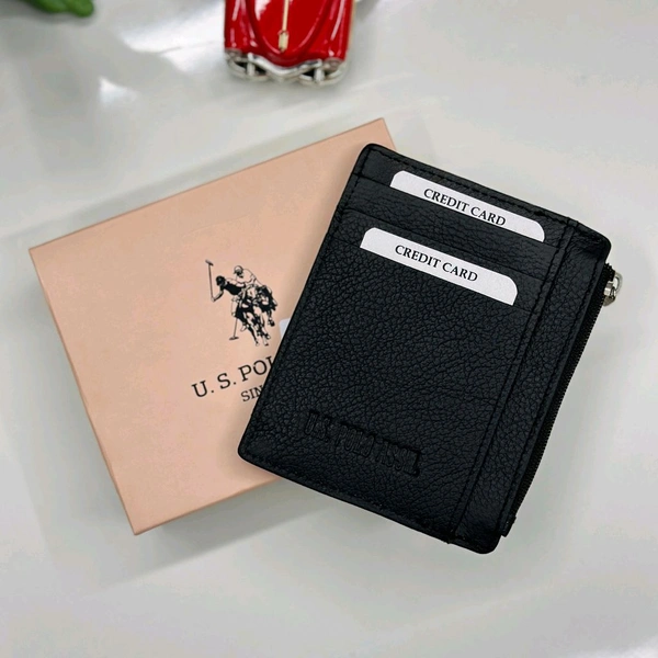 Classic Men's Leather Wallet, Premium Quality with Brand Box  Packing, Perfect For Gifting