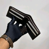 Classic Men's Leather Wallet, Premium Quality with Brand Box  Packing, Perfect For Gifting - Brown