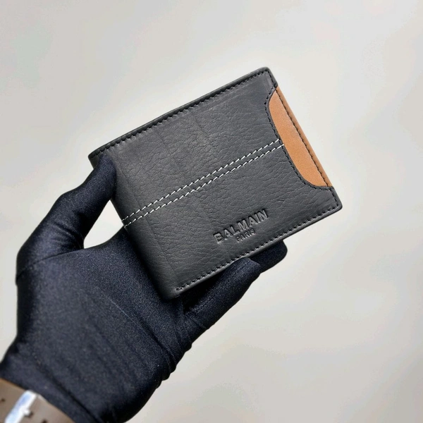 Classic Men's Leather Wallet, Premium Quality with Brand Box  Packing, Perfect For Gifting - Black