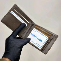 Classic Men's Leather Wallet, Premium Quality with Brand Box  Packing, Perfect For Gifting - Brown