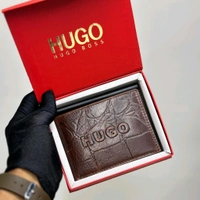 Classic Men's Leather Wallet, Premium Quality with Brand Box  Packing, Perfect For Gifting