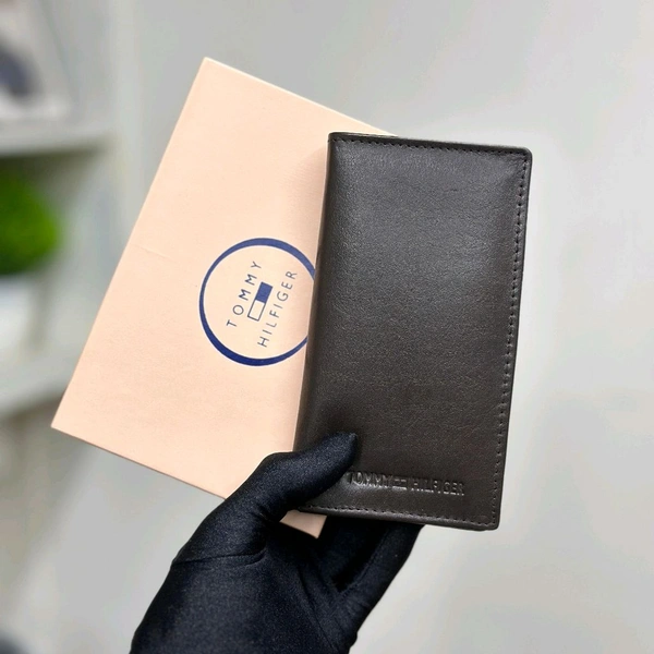 Classic Men's Leather Wallet, Premium Quality with Brand Box  Packing, Perfect For Gifting