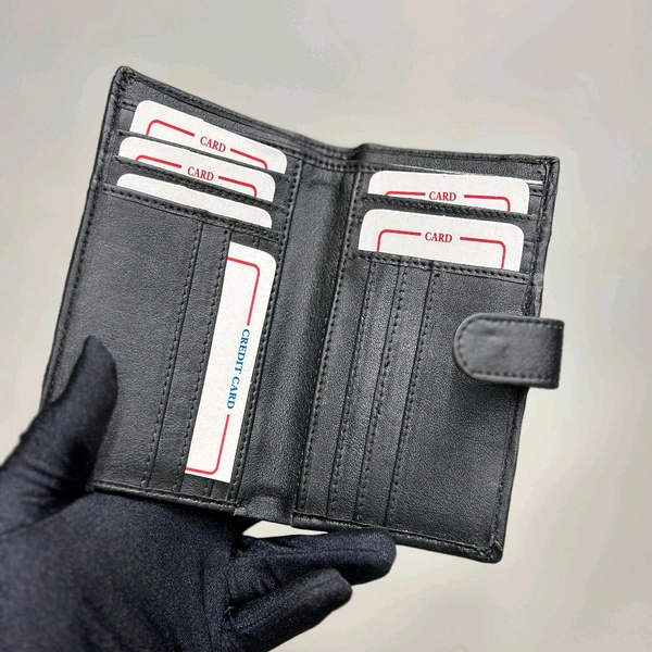 Classic Men's Leather Wallet, Premium Quality with Brand Box  Packing, Perfect For Gifting