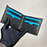 Classic Men's Leather Wallet, Premium Quality with Brand Box  Packing, Perfect For Gifting