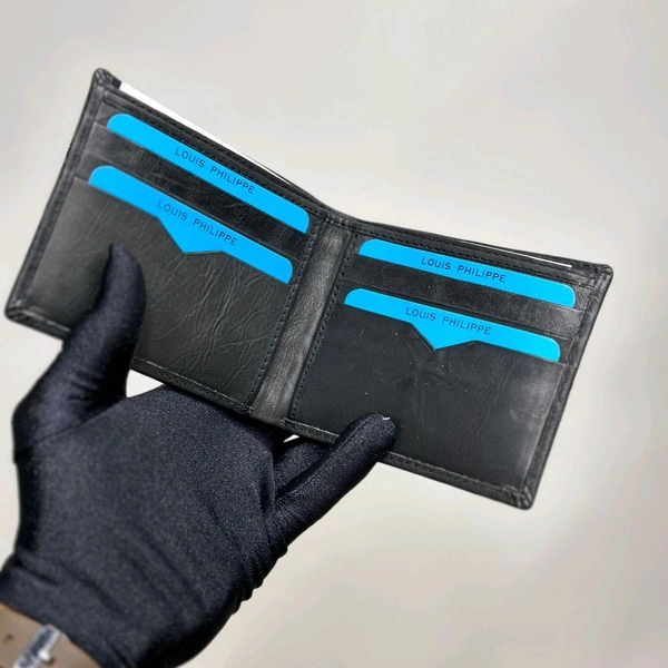 Classic Men's Leather Wallet, Premium Quality with Brand Box  Packing, Perfect For Gifting