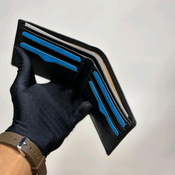 Classic Men's Leather Wallet, Premium Quality with Brand Box  Packing, Perfect For Gifting