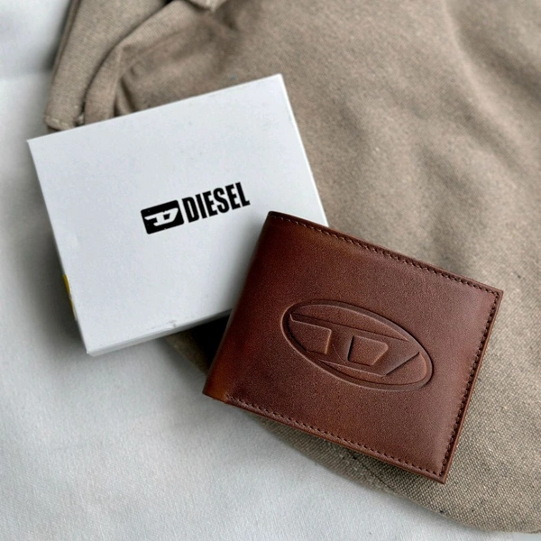 Classic Men's Leather Wallet, Premium Quality with Brand Box Packing, Perfect For Gifting
