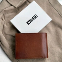 Classic Men's Leather Wallet, Premium Quality with Brand Box Packing, Perfect For Gifting