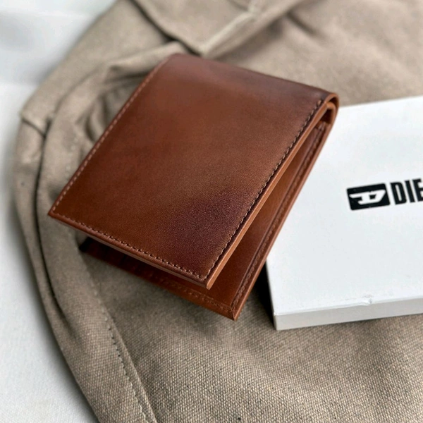 Classic Men's Leather Wallet, Premium Quality with Brand Box Packing, Perfect For Gifting