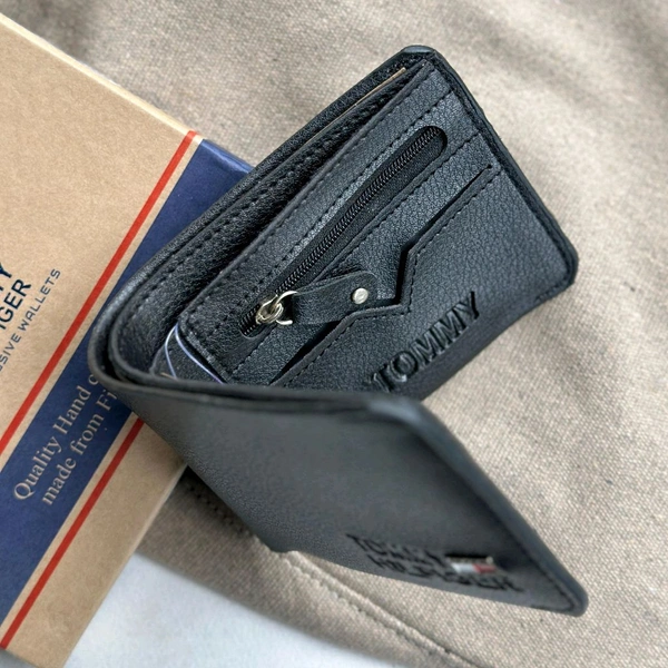 Classic Men's Leather Wallet, Premium Quality with Brand Box Packing, Perfect For Gifting