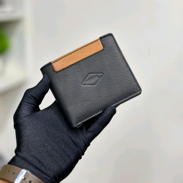 Classic Men's Leather Wallet, Premium Quality with Brand Box  Packing, Perfect For Gifting - Brown