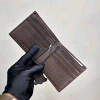 Classic Men's Leather Wallet, Premium Quality with Brand Box  Packing, Perfect For Gifting - Brown