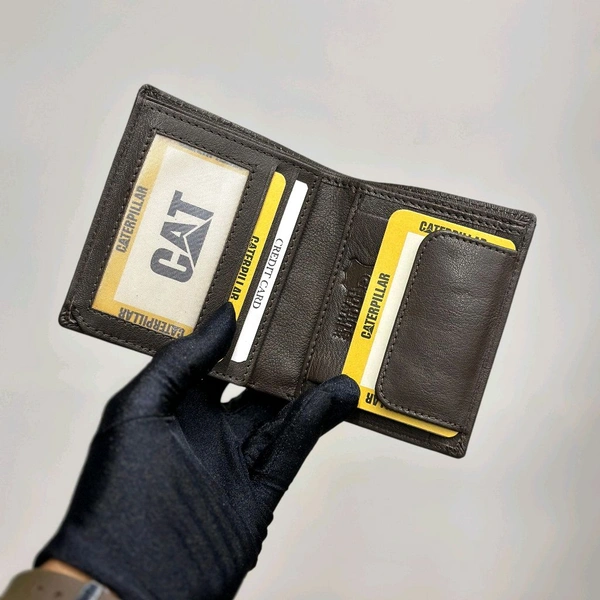 Classic Men's Leather Wallet, Premium Quality with Brand Box  Packing, Perfect For Gifting - Brown