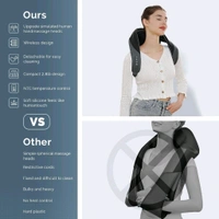 Clefairy Massagers for Neck and Shoulder with Heat, Neck Massager, Shiatsu Neck and Back Massager with Heat Electric Shoulder Massagers, Deep 5D Kneading Simulated Manual Massage