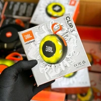 Clip 3 Portable Bluetooth Speaker Dynamic Thunder Sound 1200MAH Battery RGB 5 W Bluetooth Speaker Multicolor, Stereo Channel - Orange