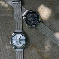 Delton Analog Quartz Movement Collection With High Quality Strap Best finishing Body & Case - Black