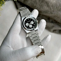 Delton Analog Quartz Movement Collection With High Quality Strap Best finishing Body & Case - Black