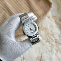 Delton Analog Quartz Movement Collection With High Quality Strap Best finishing Body & Case - White