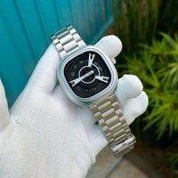 Delton Analog Quartz Movement Watch With High Quality Strap Best finishing Body & Case - Silver