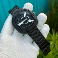 Delton Analog Quartz Movement Watch With High Quality Strap Best finishing Body & Case - Black