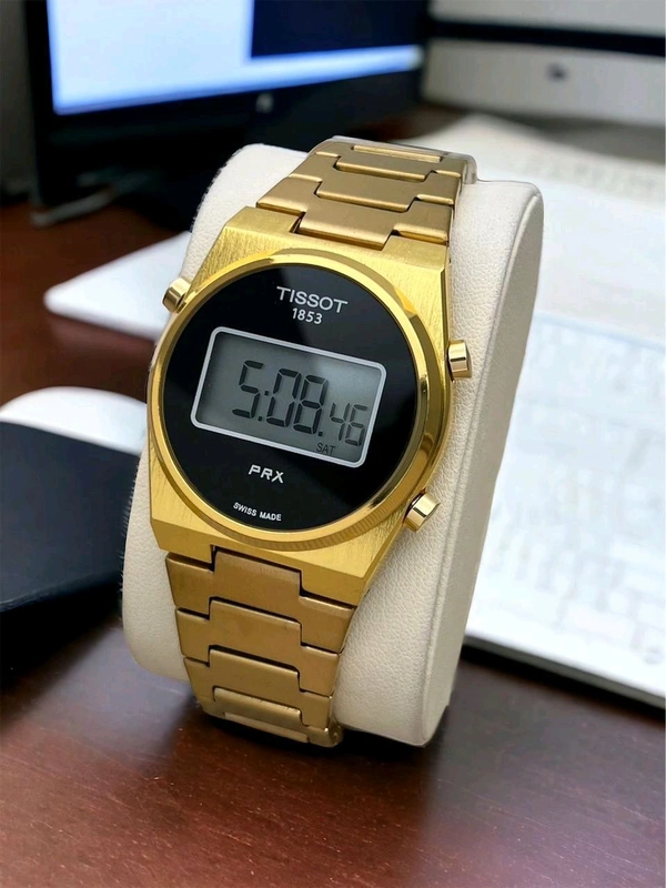Digital Trending Top Quality Collection Watch With High Quality Strap Best finishing Body & Case - Gold