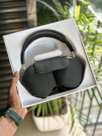 First Time In India, Air Pods Max Anc With Magnetic Case And Cushion, Serial Number Working, Original Box Packing - Black