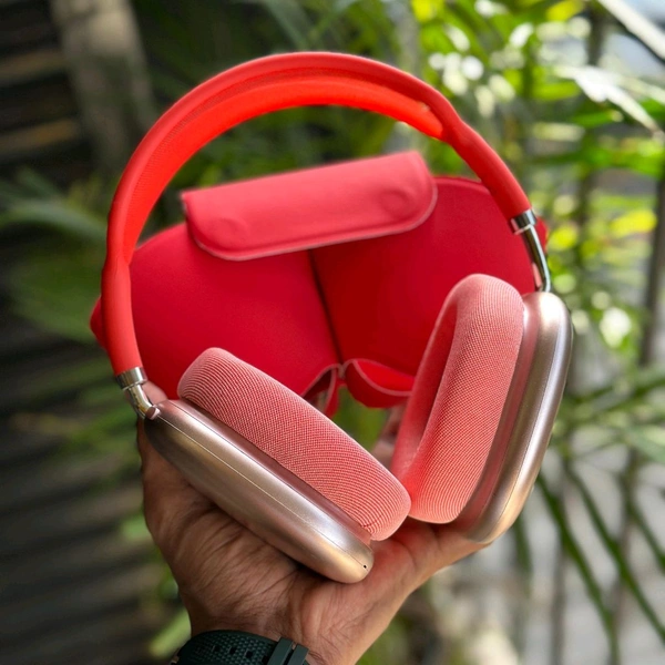 First Time In India, Air Pods Max Anc With Magnetic Case And Cushion, Serial Number Working, Original Box Packing - Red