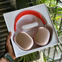 First Time In India, Air Pods Max Anc With Magnetic Case And Cushion, Serial Number Working, Original Box Packing - Red