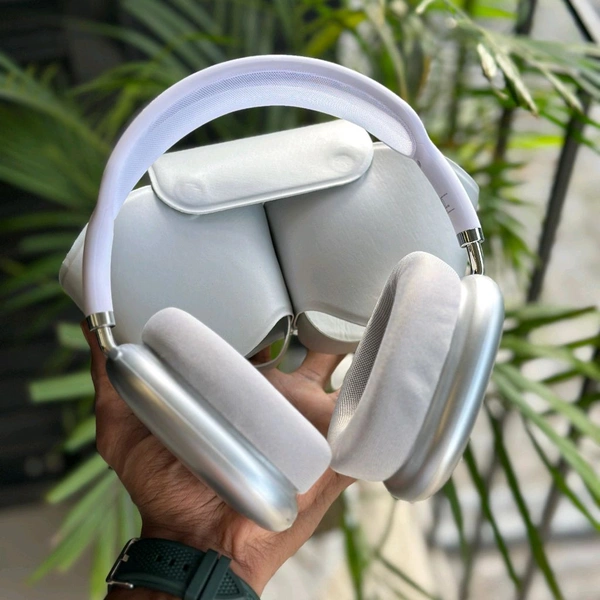 First Time In India, Air Pods Max Anc With Magnetic Case And Cushion, Serial Number Working, Original Box Packing - White