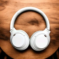 First Time In India! Presenting You All New WH-1000XM6 High Quality Headphones With Headphone Case - Gray
