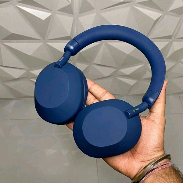 First Time In India S0ny WH-1000XM5 Premium Collection Comes With Headphone Case - Blue