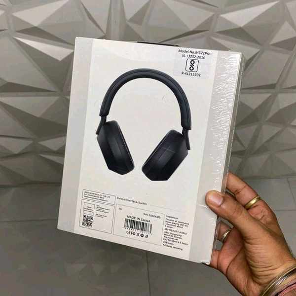 First Time In India S0ny WH-1000XM5 Premium Collection Comes With Headphone Case - White