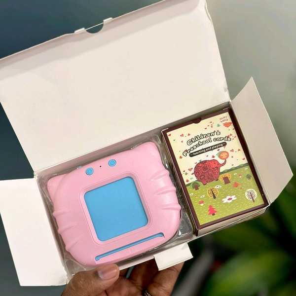 Flash Cards for Kids Talking English Words Flash Cards Preschool Electronic Reading Early Talking Flashcards Toy for Kids - 112 pcs Card (Card Early Education Device)